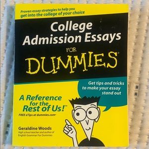 College admission essays for dummies